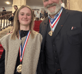 Remise des médailles au concours « un des meilleurs apprentis de France »