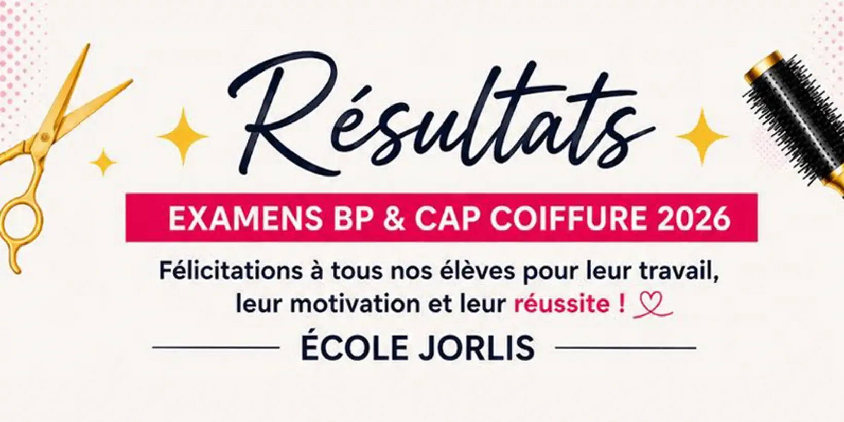 Résultats Examens 2026 - Ecole Jorlis